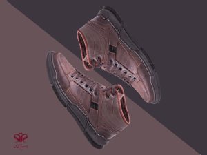 نیم بوت چرم مردانه قهوه ای مدل ژنرال