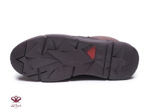 نیم بوت چرم مردانه قهوه ای مدل ژنرال