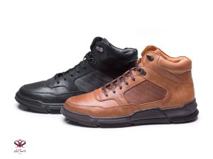 نیم بوت چرم مردانه مدل آرتور