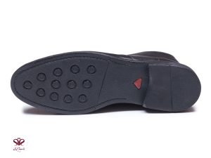 نیم بوت چرم مردانه مدل ارنست رنگ مشکی