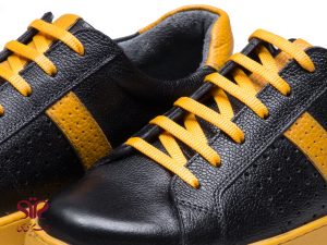 کفش اسپرت زنانه مدل جیانا رنگ زرد و مشکی 6