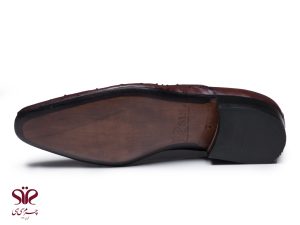 زیهر چرم گاوی کفش مردانه مجلسی