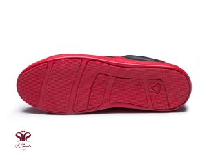 کفش اسپرت دخترانه رنگ قرمز مشکی 4