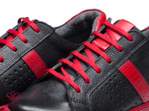 کفش اسپرت دخترانه رنگ قرمز مشکی 6