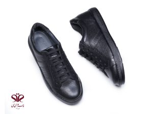 کفش اسپرت زنانه چرم رنگ مشکی مدل جیانا 8