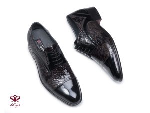 کفش مجلسی چرم مردانه مدل آتیلا