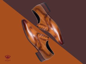 کفش چرم دستدوز هشت ترگ مدل لستر