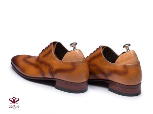 کفش چرم دستدوز هشت ترگ مدل لستر