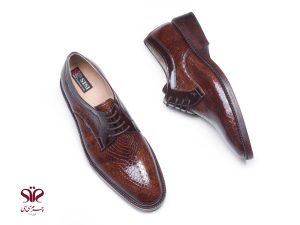 کفش مجلسی مردانه رنگ عسلی