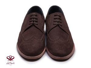 کفش چرم دستدوز مردانه مدل ماهورا رنگ قهوه ای 2