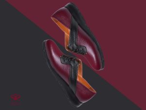 کفش زنانه مدل کاموس زرشکی مشکی