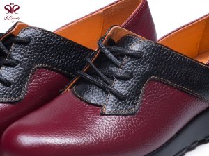 کفش زنانه مدل کاموس زرشکی مشکی