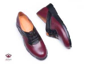 کفش زنانه مدل کاموس زرشکی مشکی