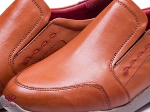 کفش زنانه مدل یاسمن بی بند عسلی 6