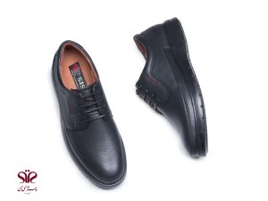 کفش طبی مردانه بنددار مدل مدیکال رنگ مشکی 1