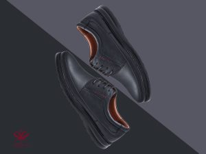 کفش طبی مردانه بنددار مدل مدیکال رنگ مشکی 2