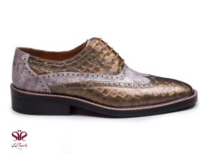 کفش چرم دامادی مدل فومن 2