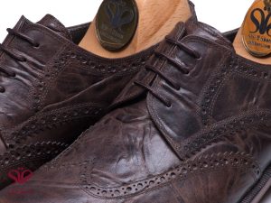 کفش چرم دستدوز مردانه مدل آرژان سی سی 5