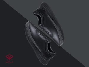 کفش اسپرت چرم مردانه مدل اسنو مشکی 1