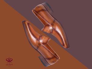 کفش چرم لوفر مردانه مدل ساموئل رنگ عسلی 1