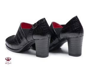 کفش زنانه پاشنه دار مدل سرنای مشکی 4