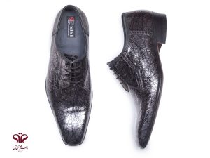 کفش خاص چرم مردانه دستدوز تبریز مدل لاین نوک مدادی 3