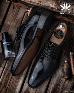 کفش مردانه مجلسی ورنی مدل اینچی