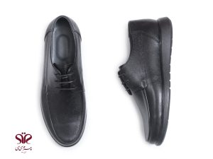 کفش مردانه چرم بنددار مدل فرناندز رنگ مشکی 2