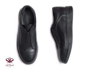کفش ونس مردانه بی بند مدل سالوادور مشکی 3