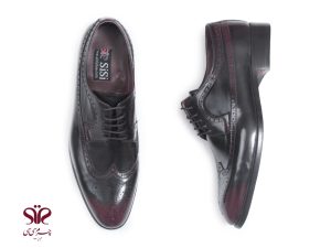 کفش چرم مردانه دستدوز تبریز مدل ناپل پرو 2