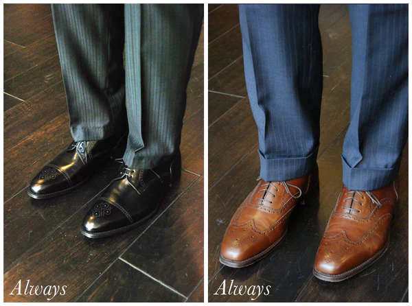 کفش مردانه قهوه‌ای بهتر است یا کفش مشکی؟