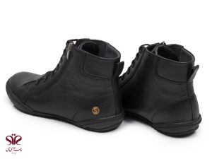 نیم بوت دخترانه تخت مناسب برای استفاده روزانه مدل لوسیا مشکی