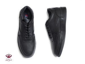 کفش مردانه بند دار مناسب برای پیاده روی مدل کانر مشکی