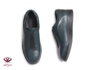 کفش مردانه چرمی مناسب برای استفاده روزمره مدل سالوادور سبز