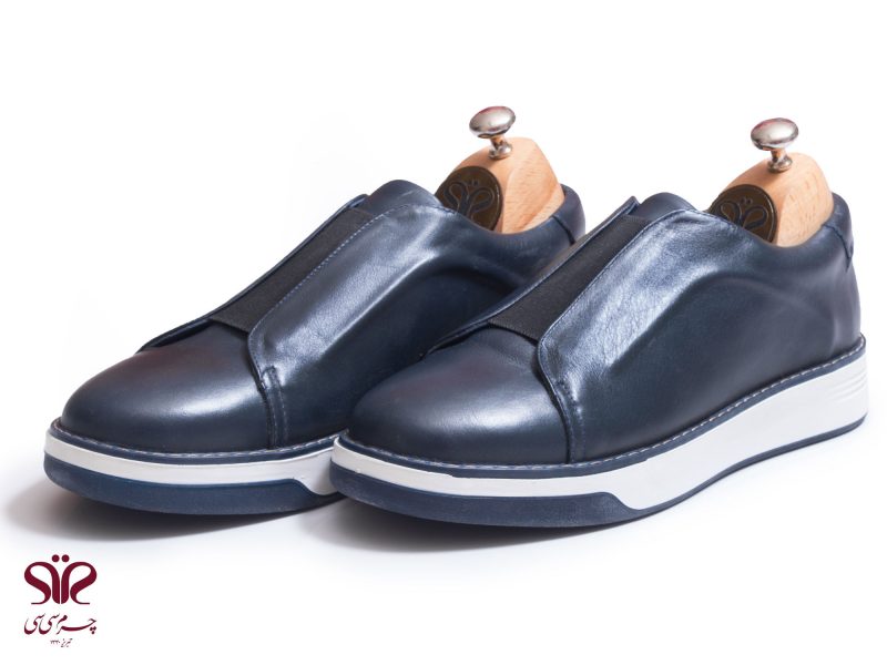 خرید کفش اسپرت بی بند مردانه مدل سالوادور سرمه ای
