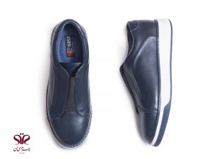 کفش مردانه اسپرت سرمه ای بی بند کشی مدل سالوادور - کفش سی سی تبریز