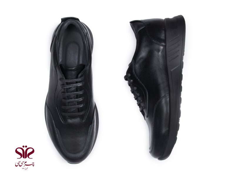 کفش مردانه طبی مناسب برای استفاده روزانه و طولانی مدت مدل آوید مشکی