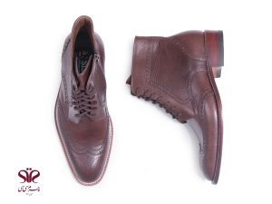 نیم بوت چرم مردانه شکسپیر سیسی