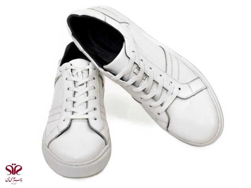کفش اسپرت مردانه رنگ سفید سی سی مدل گوگو