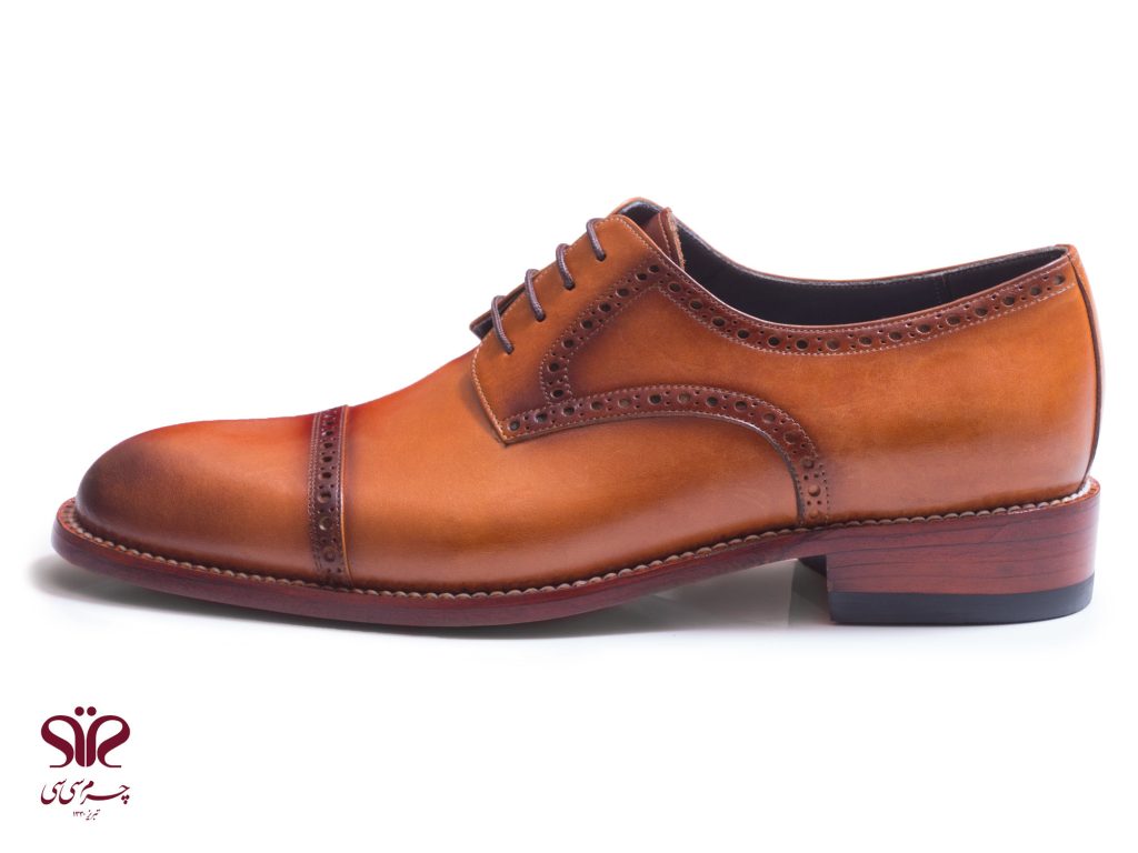 کفش تمام چرم دستدوز مردانه مدل ایمار emaar