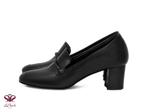 کفش مجلسی زنانه پاشنه کوتاه مدل آروان مشکی