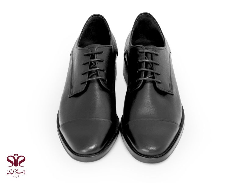 کفش چرم رسمی مردانه سی سی مدل هوندا رنگ مشکی