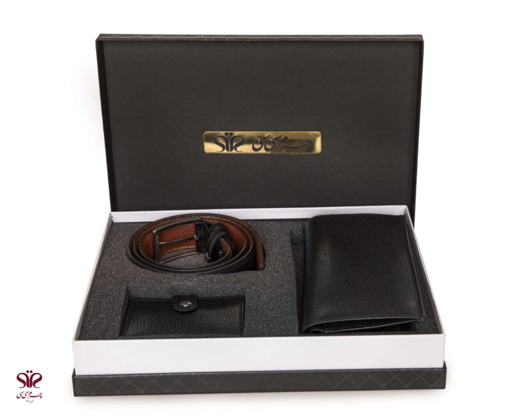 ست چرمی مردانه مدل پاریز
